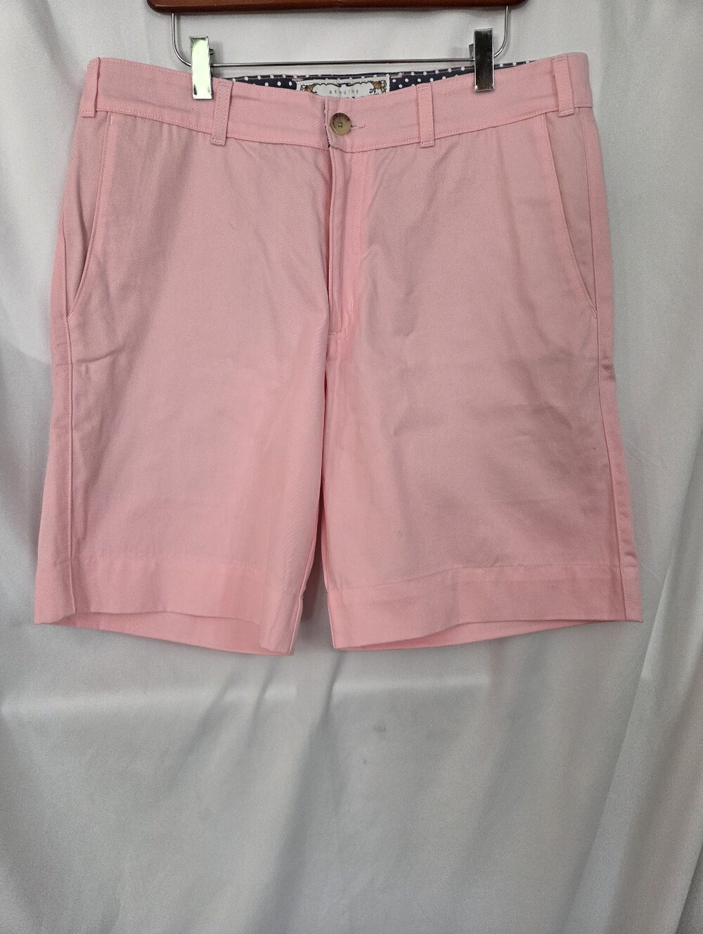 Old Bull Lee Casual Pink  Flat-Front Cotton Men's Shorts Size 36